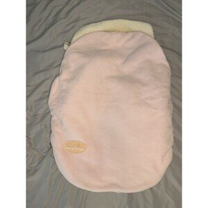 JJ COLE BUNDLEME Girl's Pale Pink Soft Fleece Car Seat Carrier Cover